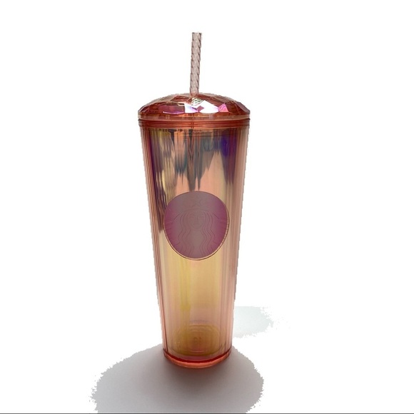 Starbucks 2020 Iridescent Rose Gold Dome Lid cup - Picture 6 of 6